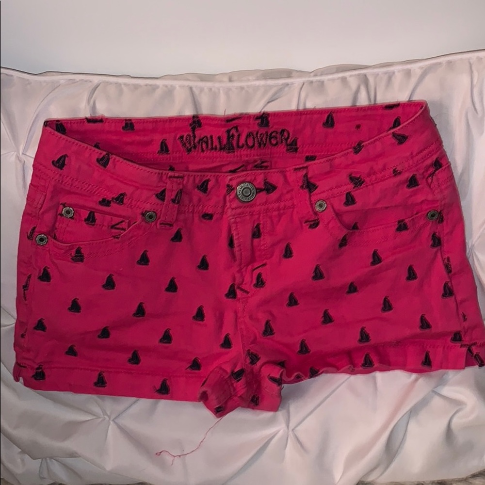 Pink Shorts With Boats